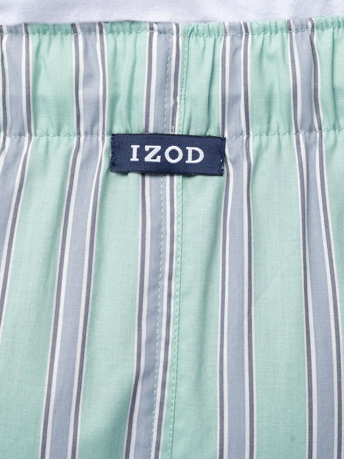 IZOD Men's Cotton Sleep and Lounge Pajama Short, green