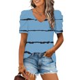 thumbnail image 2 of Birdeem Blouses pour Femmes Mode Décontractée Manches Courtes T-Shirt Ample Blouse Tops, 2 of 12