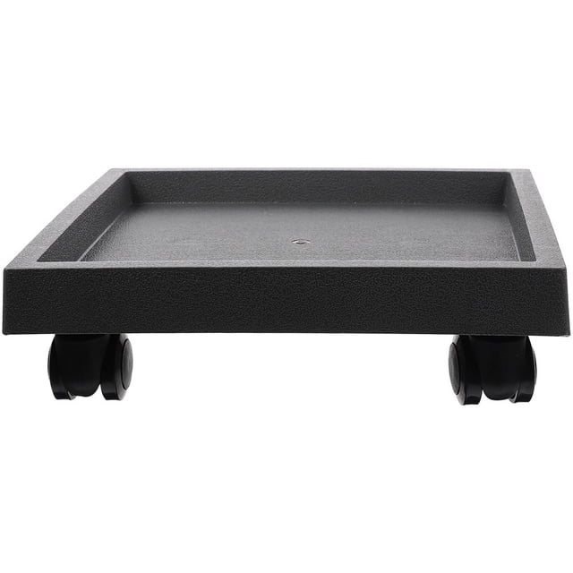 POINTERTECK Plant Stand with Wheels Rolling Plant Stand Square Plant Dolly Flowerpot Tray