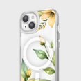 thumbnail image 3 of Caseco Mag-Safe iPhone 15 Yellow Wildflower Clear Case, 3 of 5