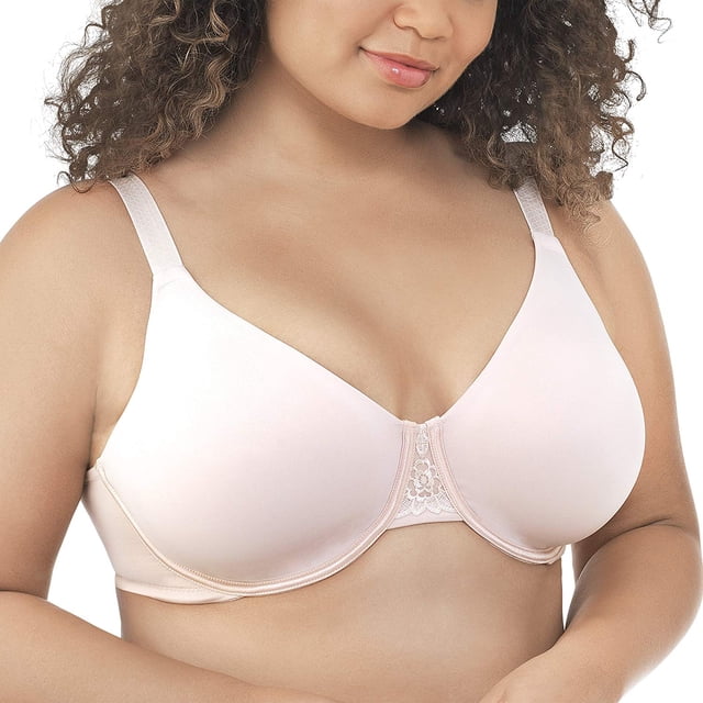 Vanity Fair Womens Beauty Back Full Figure Back Smoothing Minimizer Bra, 42D