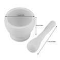 thumbnail image 2 of Pestle Set Cup Capacity Mortar Pestle Set, Plastic Mortar Pestle Set, Spice Grinder Pharmacies Apothecaries For Home Kitchen, 2 of 8