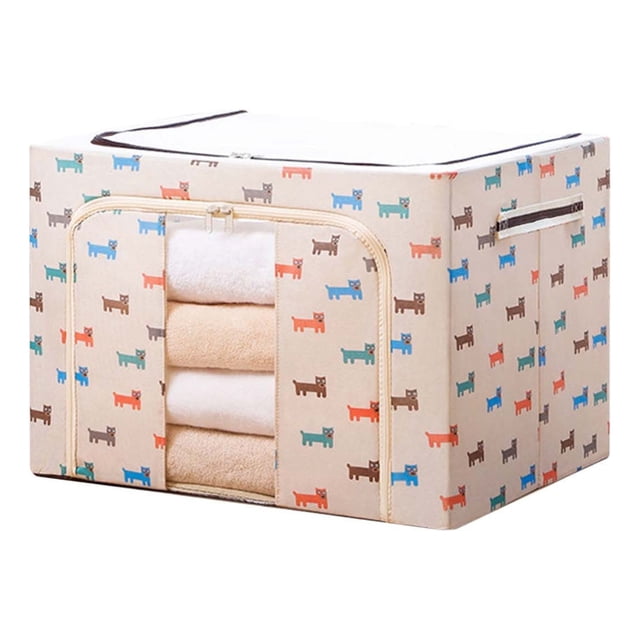 Lksixu Cloth Quilt Storage Bag Moving Storage Box Storage Finishing Box Storage Bins Organizers and Storage