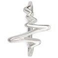 thumbnail image 4 of 925 Sterling Silver Polished Fancy Heartbeat Ring, 4 of 4