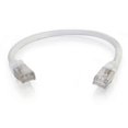 thumbnail image 1 of Câble de Réseau Ethernet Cat6 de 3 Pi Sans Accroc avec Blindage-STP - Blanc, 1 of 1