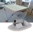 thumbnail image 2 of Bateau Gonflable Bateau de Sport Auvent de Bateau Protection Solaire Auvent Fixation Support de Tuyau - Gris, 2 of 8