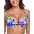thumbnail image 4 of RELLECIGA Haut de Bikini Rehausseur pour Femme, devant Torsadé, Maillot de Bain à Armatures, 4 of 7