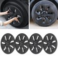 thumbnail image 3 of Wheel Rim Cover, Full  19in Wheel Hub  Matte Black  For Model Y 2020 To 2023, 3 of 8