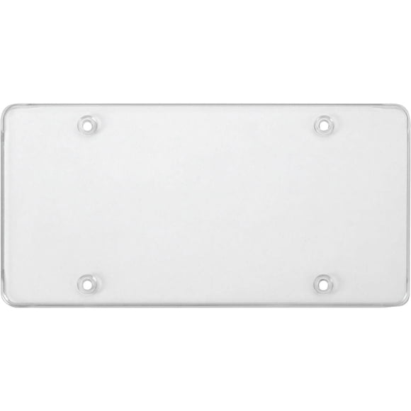 Cruiser Accessories Tuf Flat License Plate Shield, Clear