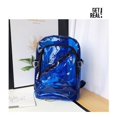 thumbnail image 2 of Heavy Duty Clear Backpack | 0.5mm Thick PVC Transparent Bag | Reinforced Adjustable Straps 20-36" | Multi-Storage Stadium Approved See-Through Pack | Weather-Resistant Security Daypack for Security, 2 of 2