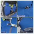 thumbnail image 4 of For 2019–2023 Hyundai Santa Fe FH Group Custom Fit Neoprene Waterproof Car Seat Covers - Full Set Solid Blue, 4 of 5