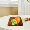 thumbnail image 4 of Fridja Under Clearance 5$ Imitation Woven Fruit Basket Snack Bread Snack Basket Fruit and Vegetable Display Basket Storage Basket Welcome Home Decorations, 4 of 6
