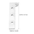 thumbnail image 4 of MasteelfCA 6pcs Door Window Hinges Rotating Hidden Hinges Stainless Steel Hinges for Home, 4 of 7