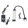 thumbnail image 2 of LED Working Light 21W Dimmable Flexible Hose Machine Working Lamp with Round Magnetic Base US Plug 100?240V, 2 of 5