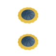 thumbnail image 2 of QualitChoice Revêtement de Sol Cuisine Salle de Bain Filtre à Cheveux Collecteur Réutilisable Résidu Filtre d'Égout Bouchon Jaune Bleu 2Set, 2 of 6