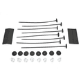 thumbnail image 1 of 2 Set Car Electric Radiator Fan Mounting Kit Plastic Ties Straps Universal, 1 of 12