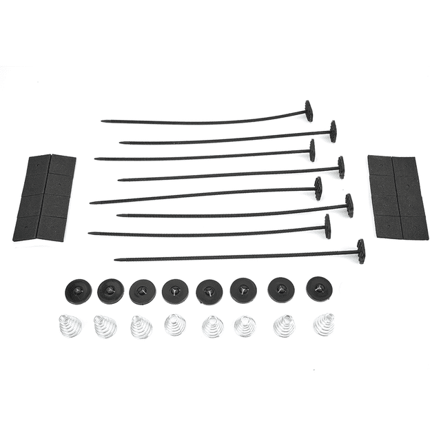 2 Set Car Electric Radiator Fan Mounting Kit Plastic Ties Straps Universal