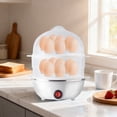 thumbnail image 4 of Cagogo under $5 Egg Cooker, Mini Stainless Steel Egg Cooker, Double Layer Boiled Egg Breakfast Maker, Household Electric Appliance, Soft Hard Egg Boiler, Compact Kitchen Tool, 4 of 6