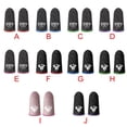 thumbnail image 3 of 10 Pcs Manchons de Bout de Doigt pour Jeux sur Téléphone Mobile Sensibles Résistants à la Sueur Gants Antidérapants Anti-Empreintes Digitales Ultrafins en Fibre Rouges Type 1, 3 of 10