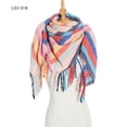 thumbnail image 2 of Penkiiy Foulard pour Femmes Mode Hiver Femmes Foulard Colorée Foulard Décontractée à Franges Châle une Foulard, 2 of 5