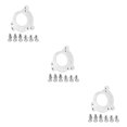 thumbnail image 3 of Maoww Bike Adapter Plate Chain Guide Aluminum Alloy Conversion Replacement Parts Biking Portable Repairing Accessory Silver 3Set, 3 of 6