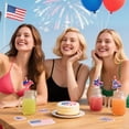 thumbnail image 4 of QTOCIO Independence Day Party Decoration Straw Insert Beverage Decoration Straw Insert Label US Day Decoration, 4 of 4