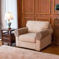 thumbnail image 3 of 2Pcs Sofa Arm Protector Anti-Slip High Elastic Polyester Simple to Install Armrest Covers Household Supplies, 3 of 7