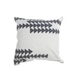 thumbnail image 1 of Polyester Broidered Flèche Coussin Blanc - Ensemble De 2, 1 of 4