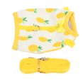 thumbnail image 3 of Harness, Cute Adjustable Mesh Fabric Small Dog Harness Breathable  For Rabbits For Chinchillas For Ferrets For Guinea Pigs S Yellow Pineapple, 3 of 8