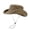 Khaki, variant on Breathable Wide Brim Boonie Hat Outdoor Mesh Sun Cap For Men Women Travel Fishing Hiking Camping Beach Summer