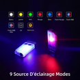 thumbnail image 4 of (White) L02 1000 Lumens Mini Rechargeable EDC Flashlight, 365nm UV Light, Multicolor Light Source, Ultra Powerful Small LED Torch with Magnetic Base a, 4 of 5