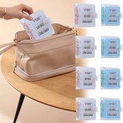 MTBLYS Cash Envelopes Binder Vertical Three-Ring Pvc Loose-Leaf Album Single Card Book Money Savings Organizer Home and Office Use