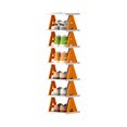 thumbnail image 4 of Birdeem Multi-Layer Letter Shoe Rack, Small Shoe Cabinet for Household Doorstep Balcony, and Economical Folding Shoe Rack for Student Dormitories, 4 of 5