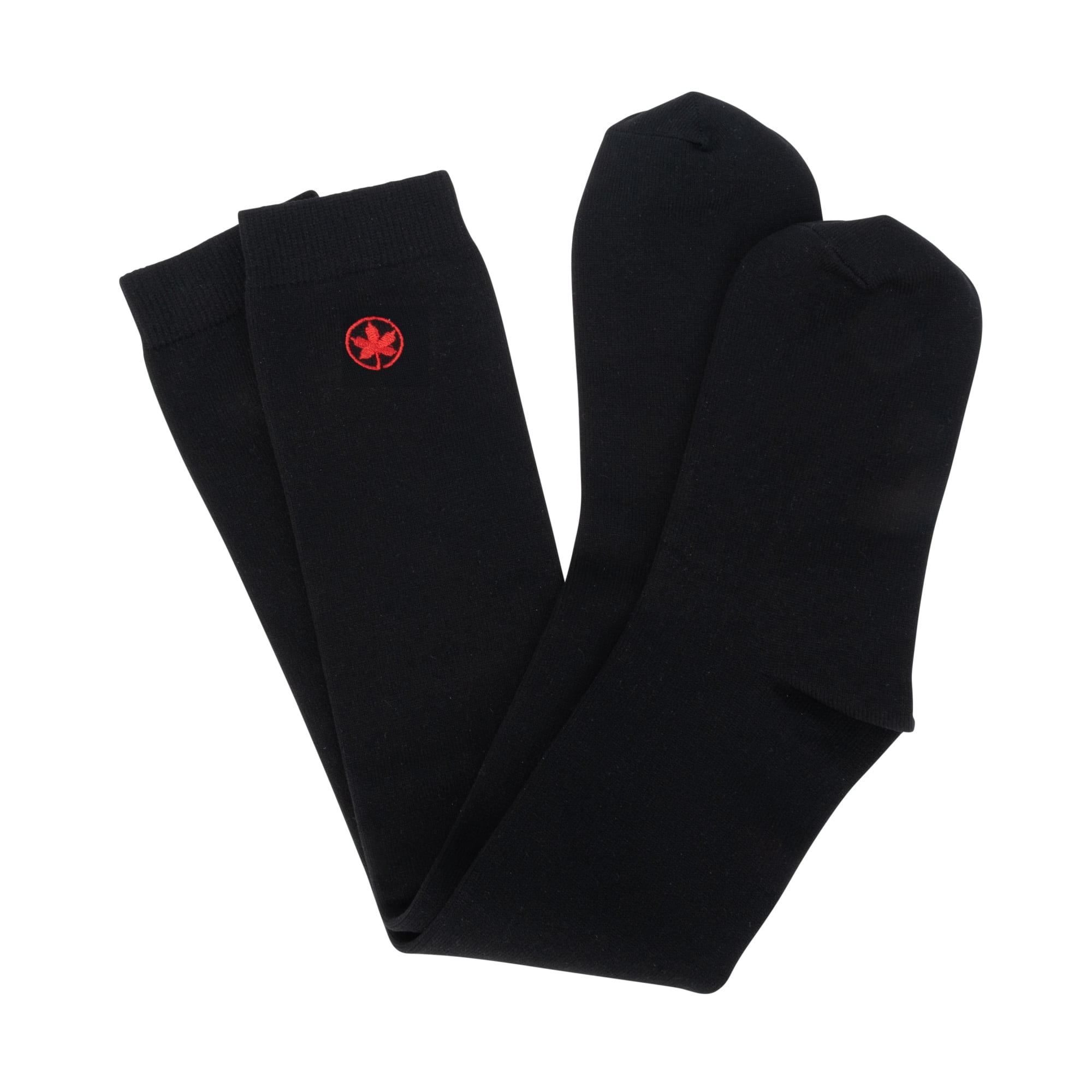 Chaussettes de compression de voyage unisexes Air Canada M/L Taille de chaussure USA 7–12