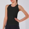 thumbnail image 2 of Timegard Débardeurs de Yoga pour Femmes Séchage Rapide Col Rond Sans Manches Dos Ouvert Entraînement Course Gym Haut Chandails de Sport, 2 of 5