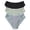 Rose, variante sur HUITKMM sous-Vêtements en Coton Femme Femmes 3 Couleurs Assorties Rayé Sans Coutures Entrejambe Sans Coutures Taille Basse Culottes Respirantes