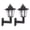 warm light, variant on Meitianfacai Solar Sconce Lights Outdoor Garden Decorative, Solar Porch Hexagonal Lamp, Waterproof Solar Wall Sconce Light Fixture for Garage Porch Yard