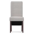 thumbnail image 3 of Simpli Home Avalon Transitional Deluxe Parson Dining Chair, Light Beige (Set of 2), 3 of 9