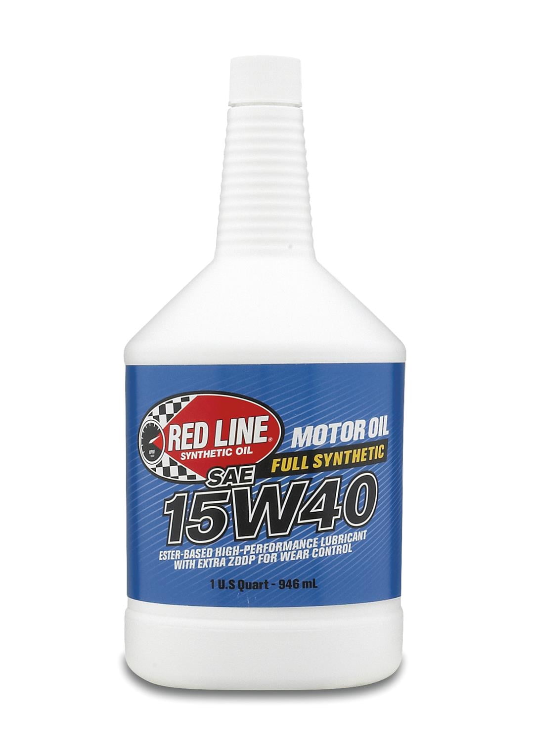 Red Line Oil Oil 21404 SAE 15W-40; Synthetic; 1 Quart Bottle; Single