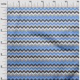 thumbnail image 3 of oneOone Rayon Light Blue Fabric Chevron Craft Projects Decor Fabric Printed By The Yard 56 Inch Wide-RC, 3 of 5