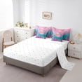 thumbnail image 3 of YST Mermaid Tail 7-Piece Comforter Set, Ocean Coastal Nautical Sea Animal, Queen, 3 of 5