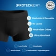 thumbnail image 2 of PROTECHDRY Men’s Washable & Reusable Leakproof Incontinence Boxer Brief with Discreet Absorbent Protection, 2 of 13