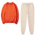 thumbnail image 1 of Besolor Ensembles 2 Pcs pour Femmes Survêtements Décontractés Chandail à Col Rond et Pantalon de Jogging Ensembles d'Entraînement Survêtements, 1 of 5