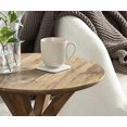 thumbnail image 4 of Kate and Laurel Soleyn Round Wood Side Table, 20x20x25, Natural, 4 of 5