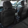 thumbnail image 3 of Maidao Car Seat Covers Full Set Leather for Honda for Ridgeline 2006-Present 5 Seats Water Resistant Front Rear Cushion Protector with Pillow and Headrest Black, 3 of 7
