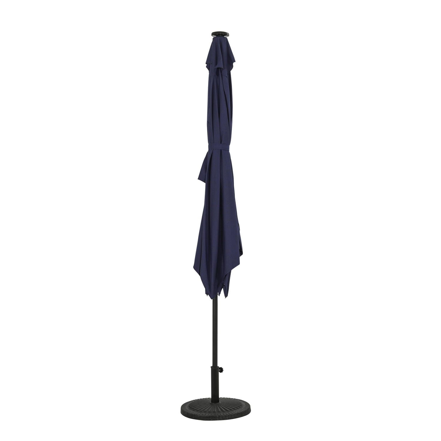 Parasol rectangulaire Nassau 6.5-ft x 10-ft avec lumières à ampoules LED – Toile Breez-Tex