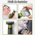 thumbnail image 4 of "Ensemble de Protection pour Tondeuse à Cheveux Premium de 8 Pcs avec 4 Peignes Ajustables (1/2/3/5 mm), Housse de Protection et Outils de Nettoyage - Matériau PC Durable en Noir/vert", 4 of 4