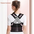 thumbnail image 3 of ORUYROP Adjustable Back Posture Belt Office Home Gym Unisex, Back Straightener Posture Corrector, Adjustable and Fully Back Support Improve Back Posture and Lumbar Support (Size : X-Large), 3 of 7