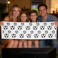 thumbnail image 4 of weibbin Cooling Towel Football Pattern 31.5x11.8in Instant Chill Microfiber For Gym Workout Running Yoga White, 4 of 6