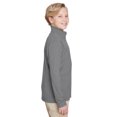 thumbnail image 3 of Youth Zone Sonic Heather Performance Quarter-Zip - DK GREY HEATHER - XL, 3 of 3